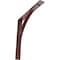Ekena Millwork Morris Steel Bracket, Hammered Bright Red 3"W x 24"D x 24"H BKTM03X24X24MOHRE - alternate 1